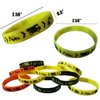 24PCS Construction Zone Party Favors Rubber Bracelets - Construction Birthday Party Supplies Car Decorations Goodie Bag Stuffers Slicone Wristbands
