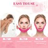 HUGROSE Double Chin Mask, 10PCS V-LINE Lifting Mask, V Shape Face Tape Chin and Neck Mask for Skin Firming, Toning Hydrogel Collagen Face Mask with Hyaluronic Acid & Aloe Vera