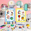 KODATEK 62 Pieces Unicorn Painting Kit, Arts and Crafts for Kids, Unicorn Toys DIY Creative Activity, 8 Unicorn Figurines, Easter Birthday Unicorn Gift for 4-8 Years Old Girls Kids