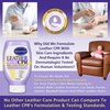 Leather CPR | 2-in-1 Leather Cleaner & Leather Conditioner | Cleans, Restores & Protects Furniture, Car Seats, Purses, Shoes, Saddles, Jackets & Auto