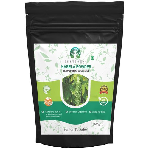 AYURVEDASHREE Bitter Melon Powder 200 Gm I Momordica Charantia/Karela Fruit Powder I Ayurvedic he...