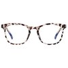 ANDWOOD Blue Light Blocking Glasses Women Men Computer Small Face Frame Bluelight Blocker Teens Square Frame Leopars