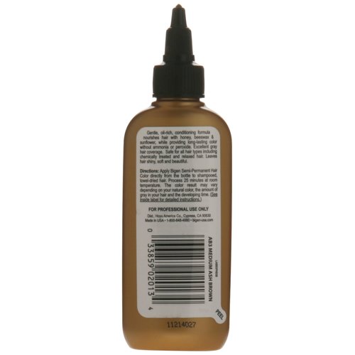 Bigen Semi Permanent Hair Color, #MB3 Medium Brown, 3 oz