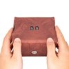 Zoopin Leather Deck Box with Built-in Spinning Life Counter (Brown)