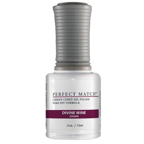 LeChat Perfect Match Gel Polish, Divine Wine, 0.5 Ounce (PMS185)