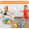 Baby Crawling Toy 6 to 12 Months Spanish English Bilingual Learning Toy for Infants 0-3-6 7 8 9 10 12-18 Month Educational Musical Light Up Toy 1 Year Old Boy Girl Easter Treat Gift Toddler Tummy Time