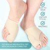 Bunion Corrector and Orthopedic Hallux Valgus Relief Splint Gel Bunion Pads Sleeves Brace – Toe Stretcher Bunion Guard for Men and Women Toe Spacer, Toe Separator, Toe Spreader – Bunion Protector