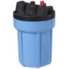 Pentair Pentek 158002 Traditional Slim Line Filter Housing, 3/8" NPT #5 Under Sink Opaque Water Filter Housing with Pressure Relief Button, 5-Inch, Blue