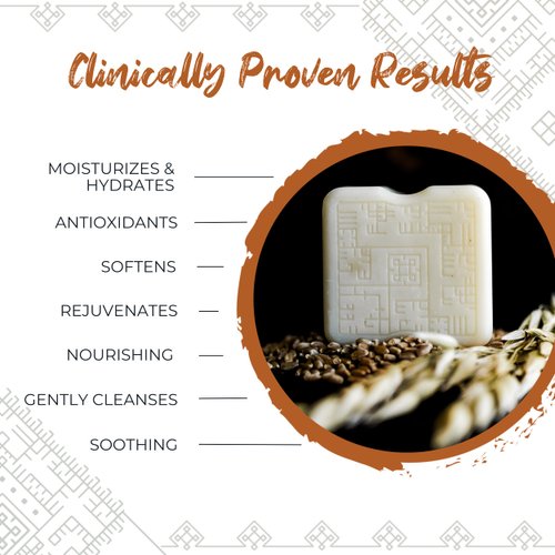 Viori Native Essence Body Wash Bar -120 Gram Unscented - Handcrafted Longsheng Rice Water & Natural Ingredients - Sulfate-free, Paraben-free, Cruelty-free, Phthalate-free, 100% Vegan, Zero-Waste