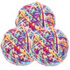 ORFOFE 3Pcs Interactive Cat Toy Wear Resistant Kitten Ball Toys for Indoor Play Engaging Household Playthings for Cats and Kittens