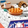 4 Packs Baseball Tablecloth Baseball Table Cover Baseball Plastic Tablecloth Sports Ball Table Cloth Baseball Party Decorations Sports Birthday Party Supplies Baseball Themed Party Decor 86 x 51 Inch