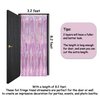 Pink Tinsel Curtain Party Backdrop - GREATRIL Foil Fringe Curtain Lilac Pink Party Streamers for Princess Bachelorette Euphoria Theme Party Decorations - 2 Packs