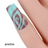 Nail Art Training Hand Model Flexible Movable Soft Fake Hand