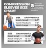 Tough Outdoors Sports Compression Arm Sleeves for Men & Women - Youth, Kids Basketball Shooting Sleeves - Football, Baseball