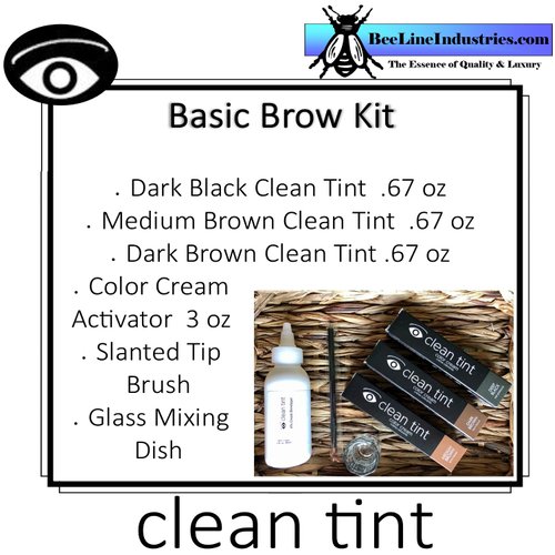 Clean Tint Basic Brow Kit Tint Dye