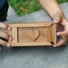 BSIRI Secret Heart Box- Secret Box Brain Teaser Wooden Puzzle Boxes with Hidden Compartments. Ideal Mystery Box, Money Box, Jewelry Box, 3D Puzzle Lock Box, Gift Card, and Money Puzzle Box