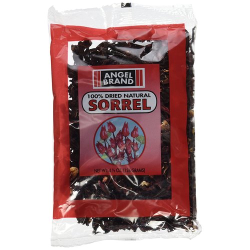 Angel Brand Dried Sorrel Hibiscus Flowers 4.5 oz Pouch Pack of 2 - Discover Rich Flavor & Aroma of Healthful Delights with Hibiscus Tea Loose Leaf - Enjoy Nutritious Beverages to Elevate Health