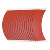 Sunshine Tape Liberty Red Hairpiece Wig Tape | Made in USA | 108 CC Curve Strips | Double Sided Adhesive Tape for Toupee Lace Front Wig Strong Hold Waterproof Contours