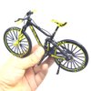Ailejia Mountain Bike Toy Mini Cake Topper Dirt Bicycle Ornament Vehicles Model Cake Toppers Road Model Bikes BMX Decoration Crafts for Home (Black Green)