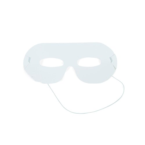 Fun Express DIY Eye Masks, 24 pc - Plain, White Paper Mask, Decorate Yourself