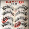 Model 21 False Eyelashes, No. 31, 10 Pairs