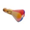 Colorful Nail Art Dust Remover Brush with Shiny Rhinestone Handle, Nail Brush Remover Cleaner for Acrylic UV Nail Gel Powder Makeup Foundation (Gold)