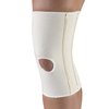 Champion Knee Brace Flexible Stays Knit Elastic, White, Small
