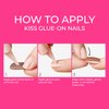 KISS Pink Gel Nail Glue for Artificial & Natural Nails, 2.0g/0.07 oz. tubes - 10 Pieces