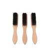 3Pcs Wood Beard Brush Broken Hair Brush, Vintage Oil Head Hair Brush Barber Cleaning Brush Cleaning Tool