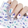 10 Sheets Ocean Nail Stickers Decals Summer Nail Decals 3D Self Adhesive Mermaid Nail Art Stickers Beach Fishtail Shellfish Starfish Designs Nail Art Supplies for Women Nail Manicure Decorations