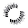 ILLPTA Fluffy Wispy Volume False Eyelashes Strip 3D, Natural Look Thick Waterproof Cat Eye Lashes, 16MM Faux Mink Demi Curly Cateye Fake Eyelashes (5D-02)