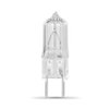 Feit Electric BPQ20/8.6 20-Watt T4 JCD Halogen Bulb with Bi-Pin Base, Clear, 3000K Warm White, 1.8" H x 0.6" D (BPQ20/8.6/RP)