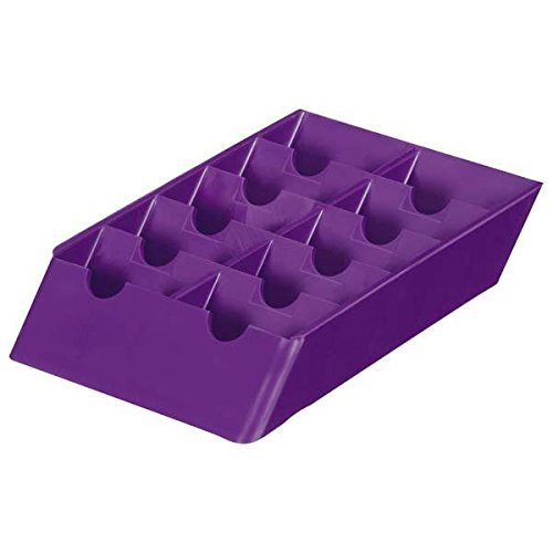 Fits Andis, Oster, Wahl, PediPaws etc Blade Racks for Groomer Barber Stylist - Store Protect Clipper & Trimmer Blades(2 Blade Racks Purple)