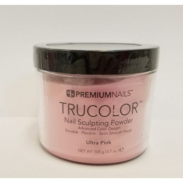 Premium Nail - Solar Acrylic Nails Powder-3.7oz - Ultra Pink