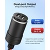 Foruly Motorcycle USB Charger, Dual USB Port Water Proof Motorcycle Phone Charger for Honda CRF300L CRF250L 2017-2022, USB Motorcycle Charger for Phone, Tablet, GPS