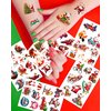 20 Sheets Funny Santa Temporary Tattoos Stickers,196 Pieces Santa Claus Themed Tattoos Stickers Party Decoration Supplies Party favors for Kids Adults