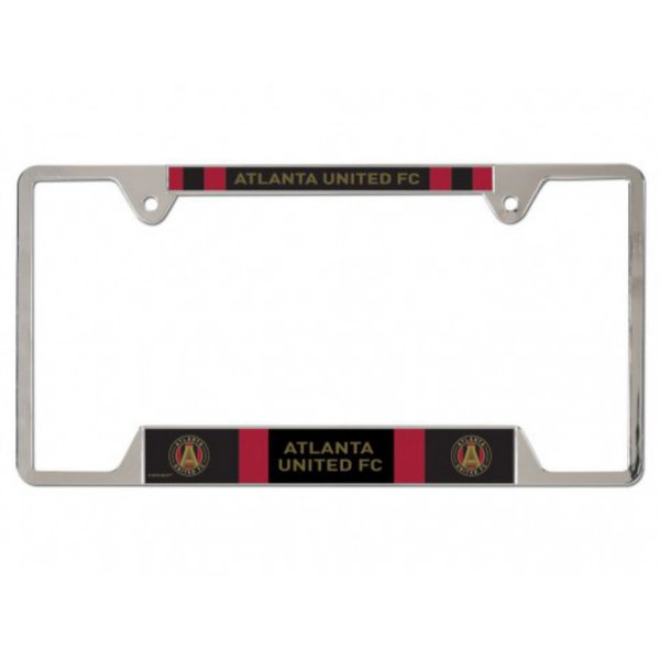 WinCraft Atlanta United FC MLS Team Logo Chrome License Plate Frame