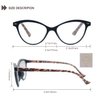 HEEYYOK Women Reading Glasses 4-Pack,Cateye Readers Glasses Small Face Comfort Spring Hinge (0.75, 4 Mix Color)