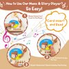 Toddler Phonograph with 96 Learning Cards, Story and Music Player for Kids, Kids Gramophone, Toddler Record Player for Girls and Boys, Children's Story Machine for Kids
