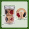 WodGod Double Trump Marker Dice Big Size 1.57''(4cm) Trump Indicator,Trump Suit Dice,Wooden Dice Cube,Lucky Dice,Great Tools for Euchre Pinochele Playing Cards,Great Euchre Gift for Bridge Cards