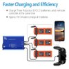 Hanatora Battery Charger for Autel Robotics EVO 2/II, EVO II Pro V2/V3/ Enterprise/RTK,EVO II Dual Drone,Rapid Multi Parallel Charging Hub Accessories