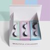 MAGEFY 12 Pairs False Eyelashes Fluffy Volume Long Faux Mink Lashes Natural Look 4 Styles Wispy Fake Eyelashes Soft Reusable Eyelashes with Lashes Boxes (12 Pairs, 4 Styles)