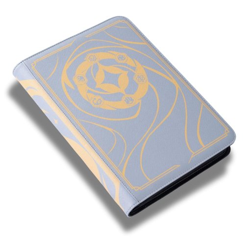 KUOOKING 9-Pocket Card Binder for Lorcana Cards, Holds 504 Cards and Sleeves, Compatible with Lorcana TCG and Other Trading Cards (GREY)