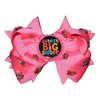 NEW"Cutest BIG Sister" Hairbow Rainbow Alligator Clip 4 Inch Hair Bows Girls Little Sis Bottlecap Grosgrain Ribbon