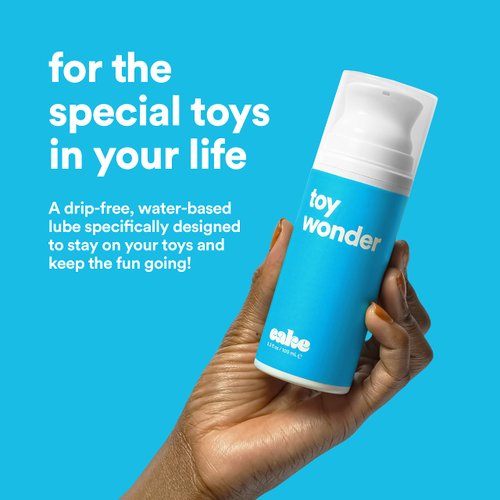 Hello Cake Toy Wonder, Water-Based Lubrication for Toys, Non-Drip Water-Based Lubricant, Natural Lube, Personal Lubricant, Lube Water Based Natural (3.3 Fl. Oz.)