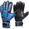 Malker Soccer Goalie Gloves Goalkeeper Gloves with Fingersave and Double Wrist Protection, Strong Grip Goalkeeper Gloves for Youth&Adult Size 8 (Black)