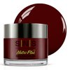 SNS Nail Dip Powder, Gelous Color Dipping Powder - Red River (Wine/Burgundy, Cream) - Long-Lasting Dip Nail Color Lasts 14 Days - Low-Odor & No UV Lamp Required - 1 OZ