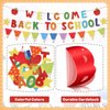34 PCS Welcome Back to School Banner Decorations - Vibrant Unique Design First Day Classroom Sign, Reusable 9.78ft Long Pennant For KindergartenPreschool Hallway Party Class Celebration Decor