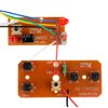 Jowxsx 2Pcs 27mhz Four-Way Remote Control Board Two-Way RC Transmitter and Receiver Toy Car Robot Model Accessories for DIY Toys Projects (Four-Way Remote Control Remote and App Controlled Vehicles