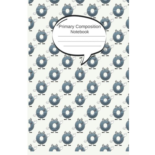Primary Composition Notebook: Homeschooling Supplies : Handwriting Practice Notebook With Dotted Midline For Kids K-2 to Grade 2